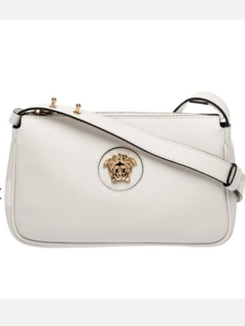 Versace La Medusa Shoulder Bag Optic White NWOT